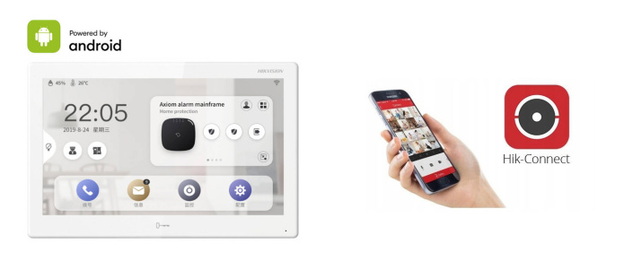 Hikvision monitor wideodomofonu IP WiFi DS-KH9510-WTE1